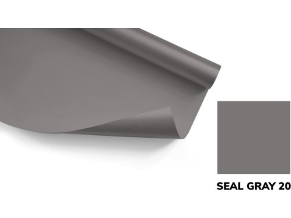 Fotopozadí FOMEI 2,72x11m SEAL GREY neutrální šedá, papírová role [32150790]