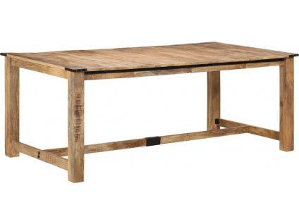 Jídelní stůl 200 x 100 x 75 cm masivní mangovníkové dřevo [358950]