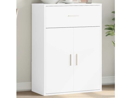 Příborník 60x30x84 cm kompozitní dřevo [840492] (Barva Bílá)