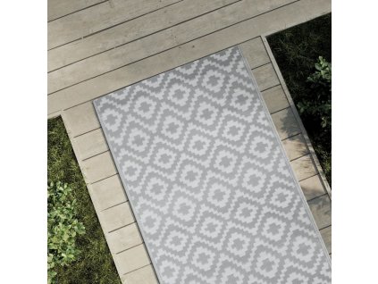 Venkovní koberec šedý 80 x 150 cm PP [368551]