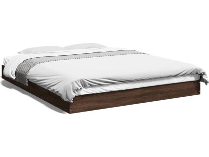 Rám postele 150 x 200 cm kompozitní dřevo [842020]