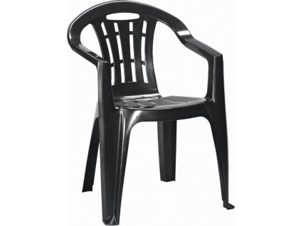 Plastová židle Keter Mallorca grafitová [610143]