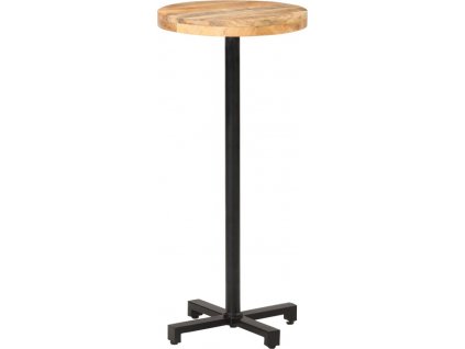Barový stůl kulatý Ø 50 x 110 cm hrubé mangovníkové dřevo [320271]