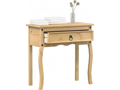 Konzolový stolek Corona 73 x 35 x 73 cm masivní borové dřevo [4002776]