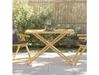 Skládací zahradní stůl 115 x 55 x 75 cm bambus [365879]