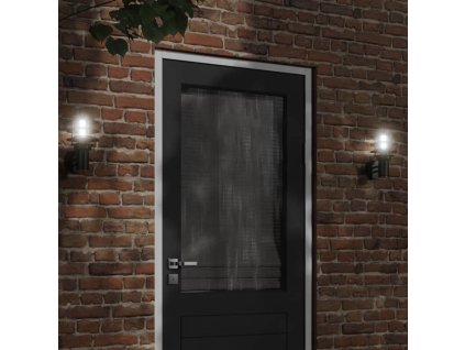 Venkovní nástěnné svítidlo nerezová ocel [4006232] (Barva Černá)