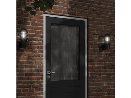 Venkovní nástěnné svítidlo nerezová ocel [4006252] (Barva Černá)