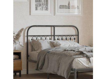 Kovové náhradní čelo postele 120 cm [376631] (Barva Černá)