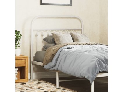 Kovové čelo postele 90 cm [376628] (Barva Černá)