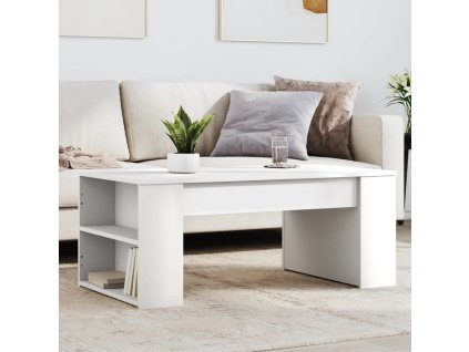 Konferenční stolek 102 x 55 x 42 cm kompozitní dřevo [831853] (Barva Bílá)