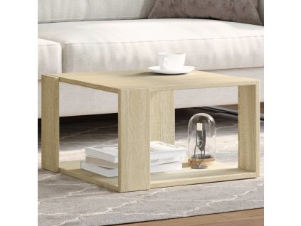 Konferenční stolek 51,5 x 51,5 x 30 cm, z umělého dřeva [848138] (Barva dub sonoma)