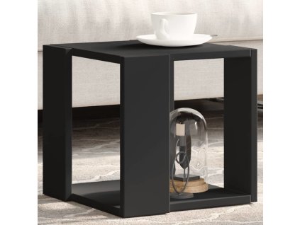 Konferenční stolek 32 x 32 x 30 cm kompozitní dřevo [848144] (Barva Černá)