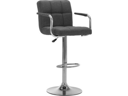Barová židle textil [283410] (Barva Tmavě šedá)