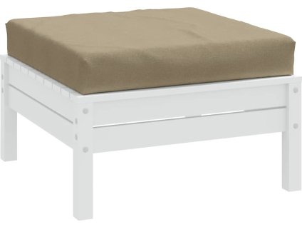 Poduška na palety melanž 60x60x9,5 cm textil [4002663] (Barva Světle šedá)