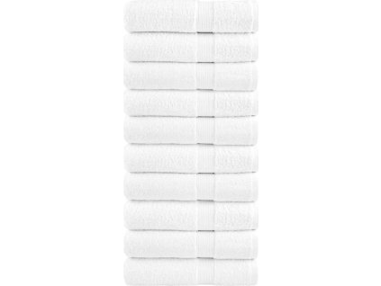 Premium ručníky SOLUND 10 ks 50 x 100 cm 600 g/m² [137126] (Barva Bílá)