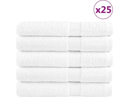 Prémiové ručníky SOLUND 50 ks 100x200 cm 600 g/m² [137143] (Barva Bílá)