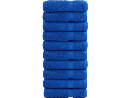 Prémiové osušky SOLUND 10 ks 100x150 cm 600 g/m² [137193] (Barva Modrá)