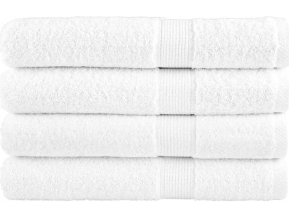 Premium ručníky SOLUND 4 ks 80 x 200 cm 600 g/m² [137137] (Barva Bílá)