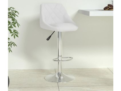 Barová stolička umělá kůže [335169] (Barva Bílá)