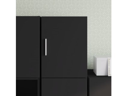 Nástěnná skříňka 30 x 42,5 x 40 cm kompozitní dřevo [846090] (Barva Černá)