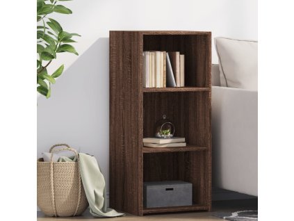 Příborník 40 x 41 x 93 cm kompozitní dřevo [846354] (Barva Hnědý dub)