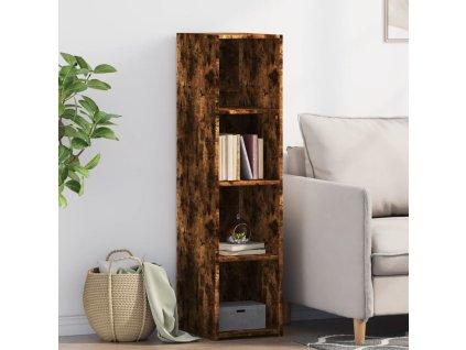 Skříň highboard 30 x 41 x 124 cm kompozitní dřevo [846380] (Barva Kouřový dub)