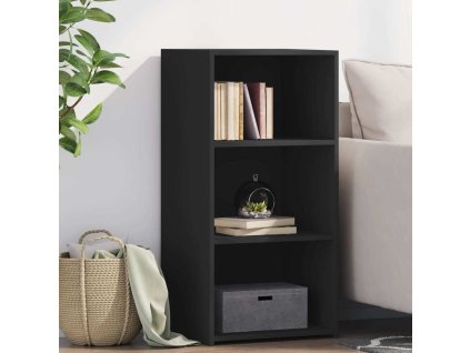 Příborník 45 x 41 x 93 cm kompozitní dřevo [846356] (Barva Černá)