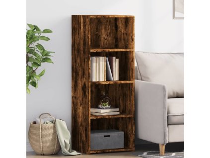 Skříň highboard 45 x 41 x 124 cm kompozitní dřevo [846394] (Barva Kouřový dub)