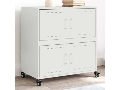 Příborník 68 x 39 x 72 cm ocel [846654] (Barva Zelená)