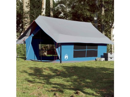 Kempingový stan pro 5 osoby nepromokavý [4009540] (Barva Modrá)