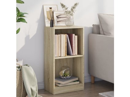 Knihovna 40 x 24 x 75 cm dřevotříska [800822] (Barva dub sonoma)