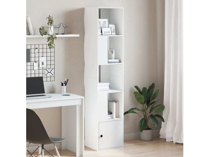 Knihovna 40 x 36 x 189 cm kompozitní dřevo [848242] (Barva Černá)