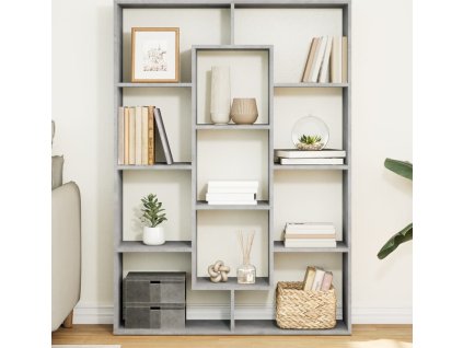 Knihovna 102 x 29 x 143 cm kompozitní dřevo [3310299] (Barva Černá)