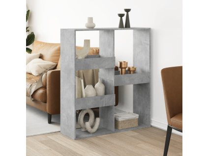 Dělicí stěna 100 x 33 x 115 cm kompozitní dřevo [3309549] (Barva Betonová šedá)