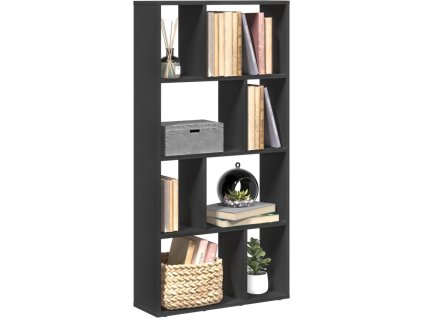 Knihovna 60 x 20 x 120,5 cm kompozitní dřevo [858148] (Barva Černá)