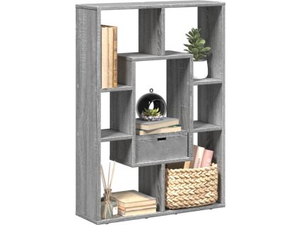 Knihovna 63 x 20 x 90 cm kompozitní dřevo [858143] (Barva Šedá sonoma)