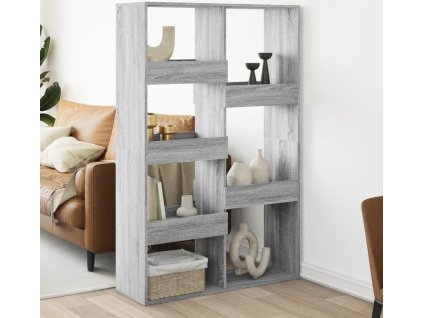 Dělicí stěna 100 x 33 x 155,5 cm kompozitní dřevo [3309569] (Barva Šedá sonoma)