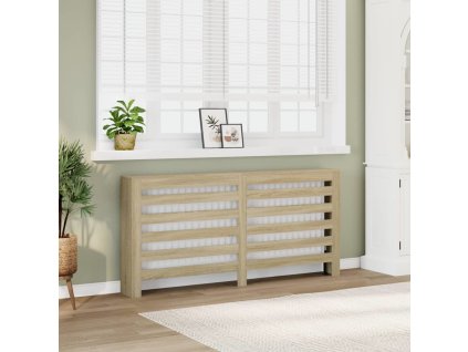 Kryt na radiátor artisan 175 x 20 x 82 cm kompozitní dřevo [852710] (Barva dub sonoma)