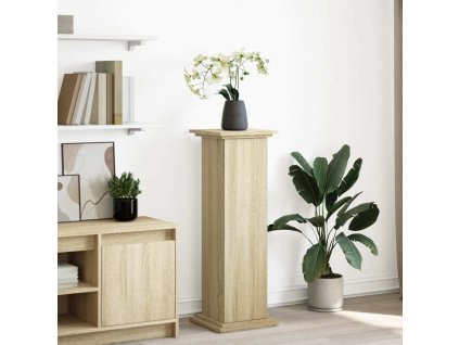 Výstavní stojan s úložným prostorem 31x30x90 cm kompozit [854609] (Barva dub sonoma)