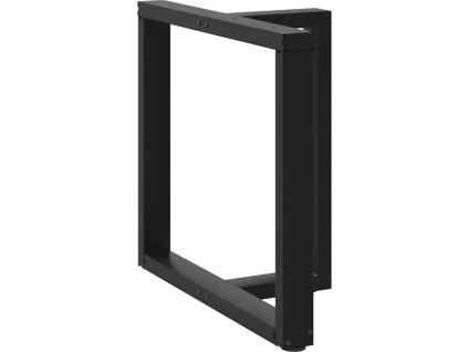 Nohy k jídelnímu stolu ve tvaru T, 2 ks, , 70 x 35 x (72-73) cm, ocel [4013056] (Barva Černá)