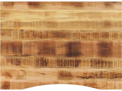 Stolní deska s výřezem 110x80x2,5 cm masivní hrubý mangovník [370191] (Barva Světle hnědá)