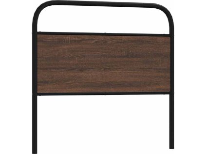Náhradní čelo postele 107 cm ocel a kompozitní dřevo [4100288] (Barva dub sonoma)