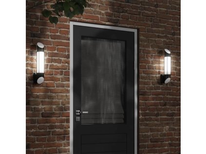 Venkovní nástěnné svítidlo nerezová ocel [4006294] (Barva Černá)