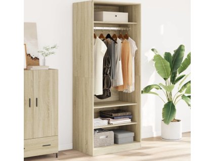 Šatní skříň 80 x 50 x 200 cm kompozitní dřevo [3307695] (Barva dub sonoma)