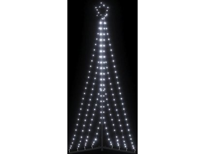 LED vánoční stromek 339 teple bílých LED 182 cm [3307646] (Barva Studená bílá)