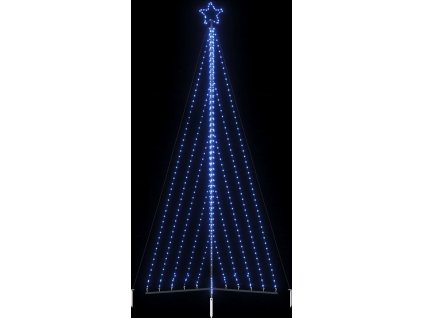 LED vánoční stromek 570 ch LED diod 399 cm [4016441] (Barva Studená bílá)