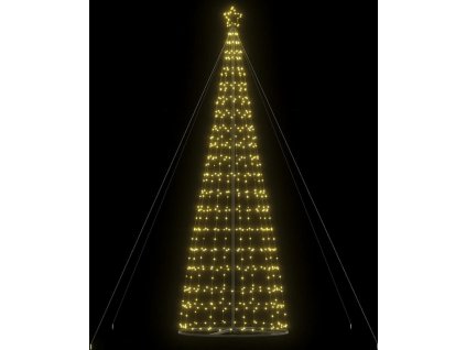 LED vánoční stromek 1534 ch LED diod 503 cm [4016457] (Barva Studená bílá)