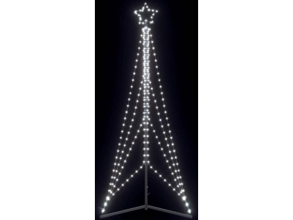 LED vánoční stromek 483 ch LED diod 240 cm [4016413] (Barva Studená bílá)