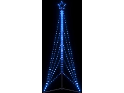 LED vánoční stromek 525 ch LED diod 302 cm [4016418] (Barva Modrá)
