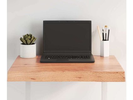 Stolní deska 60x50x(2-6)cm ošetřený dub živá hrana [363934] (Barva Světle hnědá)